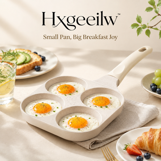 Hxgeeilw™ Ceramic Non-Stick Egg Pan – Mini Frying Pan for Breakfast & Omelettes